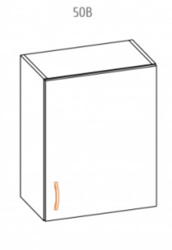 Навесной Шкаф 50 (500x575)