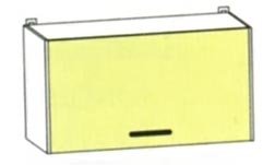Шкаф над вытяжкой ШКН-718(лилия-лак) Импульс