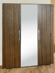 Манхеттен Шкаф для одежды и белья Ш-1614 с зеркалом