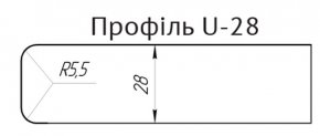 Столешница U-28 (min. 200 мм.) 1