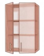 Навесной Шкаф 960 витрина (600x900) Prestige