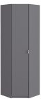Угловой распашной шкаф для одежды "Тетрис" 620х620х2000 h Мастер Форм . Антрацит