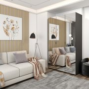 Комплект Гелар Графит 3 Зеркала 117х49.5х203.4