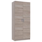 Распашной шкаф для одежды Промо Дуб Cонома 2 ДСП 90х48х204 Распашной шкаф для одежды Промо Дуб Cонома 2 ДСП 90х48х204