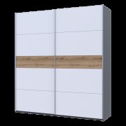 Шкаф купе G-Caiser Графит/Белый вставка Дуб Эвок 2 ДСП /5 частей 220х60х240 Шкаф купе G-Caiser Графит/Белый вставка Дуб Эвок 2 ДСП /5 частей 220х60х240