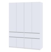 Шкаф "Брайт" 1600х520х2000 h . Нимфея альба (Телескопические направляющие)