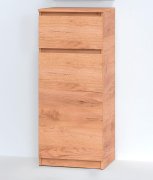 Тумба-комод "Брайт" 400х376х950 h . Дуб крафт золотой (телескопические направляющие)