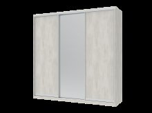 Шкаф купе Сити Лайт Белое дерево 2 ДСП / 1 Зеркало 225х60х225 Шкаф купе Сити Лайт Белое дерево 2 ДСП / 1 Зеркало 225х60х225