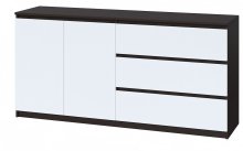 Комод "Брайт" 1580х376х730 h . Венге магия / белый (Телес. напр. правосторонний)