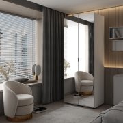 Комплект Гелар Белый 2 Зеркала 78х49.5х203.4