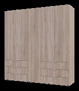 Распашной шкаф для одежды Гелар комплект Cонома 2+3 ДСП 193,7х49,5х203,4 Распашной шкаф для одежды Гелар комплект Cонома 2+3 ДСП 193,7х49,5х203,4