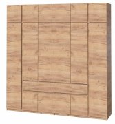 Шкаф с антресолью "Брайт" 2442х520х2400 h . Дуб крафт золотой (левосторонний) Шкаф с антресолью "Брайт" 2442х520х2400 h . Дуб крафт золотой (левосторонний)