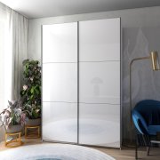 Шкаф купе G-Caiser Белый 2 Стекла / 3 части 180х60х240 Шкаф купе G-Caiser Белый 2 Стекла / 3 части 180х60х240