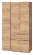 Шкаф "Брайт" 1221х520х2000 h . Дуб крафт золотой (Телескопичес. направляющие, левосторонний) Шкаф "Брайт" 1221х520х2000 h . Дуб крафт золотой (Телескопичес. направляющие, левосторонний)