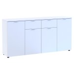 Комод Рон 7 Белый 4 фасада 2 шухляды 160х38х81