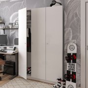 Шкаф для одежды Промо Белый 3 ДСП 135х48х204 Шкаф для одежды Промо Белый 3 ДСП 135х48х204