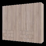 Распашной шкаф для одежды Гелар комплект Дуб Cонома 2+4 ДСП 232,5х49,5х203,4 Распашной шкаф для одежды Гелар комплект Дуб Cонома 2+4 ДСП 232,5х49,5х203,4