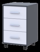 Тумба Т3 Графит/Белый 43х42х66.4