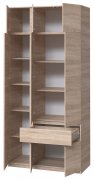 Шкаф с антресолью и полками "Брайт" 1221х520х2400 h . Дуб сонома (левосторонний) Шкаф с антресолью и полками "Брайт" 1221х520х2400 h . Дуб сонома (левосторонний)