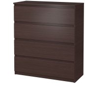 Комод "Брайт" 900х376х950 h . Венге магия (телескопические направляющие)