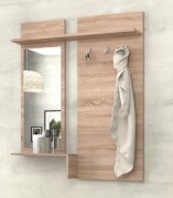Вешалка с зеркалом "Брайт" 900х140х1110 h Дуб сонома (левосторонняя) Вешалка с зеркалом "Брайт" 900х140х1110 h Дуб сонома (левосторонняя)