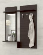 Вешалка с зеркалом "Брайт" 900х140х1110 h Венге магия (левосторонняя) Вешалка с зеркалом "Брайт" 900х140х1110 h Венге магия (левосторонняя)