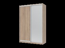 Шкаф купе Сити Лайт Дуб Cонома 1 ДСП / 1 Зеркало 150х60х225 Шкаф купе Сити Лайт Дуб Cонома 1 ДСП / 1 Зеркало 150х60х225