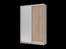 Шкаф купе Сити Лайт Дуб Cонома 1 ДСП / 1 Зеркало 150х45х225 Шкаф купе Сити Лайт Дуб Cонома 1 ДСП / 1 Зеркало 150х45х225