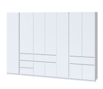 Шкаф "Брайт" 3021х520х2000 h . Белый (Телескопические направляющие, левосторонний)