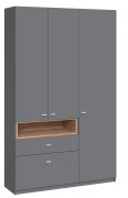 Шкаф в прихожую "Тетрис" 1320х376х2000 h правосторонний Мастер Форм . Антрацит/крафт золотой Шкаф в прихожую "Тетрис" 1320х376х2000 h правосторонний Мастер Форм . Антрацит/крафт золотой