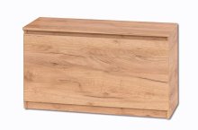 Тумба для обуви "Брайт" 900х376х511 h . Дуб крафт золотой