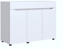 Комод для одежды "Аякс" 1200х376х900 мм . Нимфея альба