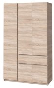 Шкаф "Брайт" 1221х520х2000 h . Дуб сонома (Телескопические направляющие, левосторонний) Шкаф "Брайт" 1221х520х2000 h . Дуб сонома (Телескопические направляющие, левосторонний)