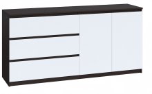 Комод "Брайт" 1580х376х730 h . Венге магия / белый (Телес. напр. левосторонний)