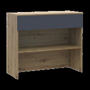 Тумба для обуви Сплит Дуб Артизан/Графит ДСП 94х39х80 Тумба для обуви Сплит Дуб Артизан/Графит ДСП 94х39х80