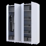 Комплект Промо с полками Белый 2+2 ДСП 180х48х204 Комплект Промо с полками Белый 2+2 ДСП 180х48х204