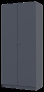 Шкаф для одежды Promo с полками Графит 2 ДСП 90х48х204 Шкаф для одежды Promo с полками Графит 2 ДСП 90х48х204