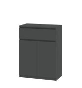 Тумба-комод "Брайт" 700х376х950 h . Антрацит (телескопические направляющие)