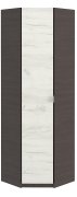 Угловой распашной шкаф для одежды "Тетрис" 620х620х2000 h Мастер Форм . Венге магия/Дуб крафт белый Угловой распашной шкаф для одежды "Тетрис" 620х620х2000 h Мастер Форм . Венге магия/Дуб крафт белый