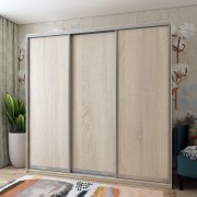 Шкаф купе Сити Лайт Дуб сонома 3 ДСП 225х60х225 Шкаф купе Сити Лайт Дуб сонома 3 ДСП 225х60х225