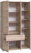 Шкаф с полками для документов "Брайт" 1221х520х2000 h . Дуб сонома (правосторонний) Шкаф с полками для документов "Брайт" 1221х520х2000 h . Дуб сонома (правосторонний)