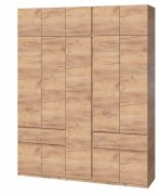 Шкаф с антресолью "Брайт" 2021х520х2400 h . Дуб крафт золотой Шкаф с антресолью "Брайт" 2021х520х2400 h . Дуб крафт золотой