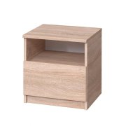 Тумба прикроватная "Брайт" с 1 ящиком 400х376х400 h . Дуб сонома