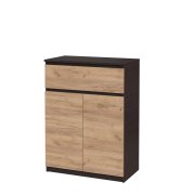 Тумба-комод "Брайт" 700х376х950 h . Венге магия / Дуб крафт золотой (телескопич. направляющие)