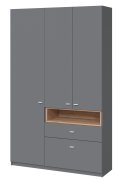 Шкаф в прихожую "Тетрис" 1320х376х2000 h левосторонний Мастер Форм . Антрацит/крафт золотой Шкаф в прихожую "Тетрис" 1320х376х2000 h левосторонний Мастер Форм . Антрацит/крафт золотой