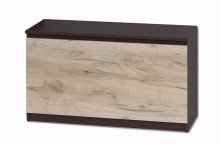 Тумба для обуви "Брайт" 900х376х511 h . Венге магия / Дуб крафт серый