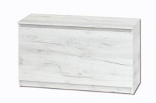 Тумба для обуви "Брайт" 900х376х511 h . Дуб крафт белый