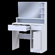 Туалетный столик Эстель Белый ДСП 90х38х135