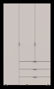 Распашной шкаф для одежды Гелар Кашемир 3 ДСП 116.2х49.5х203.4 Распашной шкаф для одежды Гелар Кашемир 3 ДСП 116.2х49.5х203.4