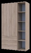 Комплект Гелар с Этажеркой Дуб Сонома 2 ДСП 115.7х49.5х203.4 Комплект Гелар с Этажеркой Дуб Сонома 2 ДСП 115.7х49.5х203.4